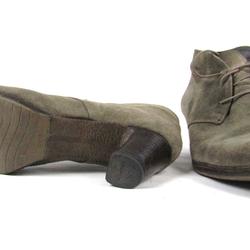 Boots lacées en daim gris Minelli 40 - Photo 1