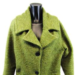 Nina Kendosa - Manteau Trench vert végétal en laine mélangée - Taille 42 - Photo 1