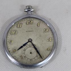 Ancienne montre gousset en état de marche marque Buren - Photo 0