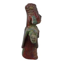 Statuette en terre cuite - Personnage maya aztèque - Photo 1