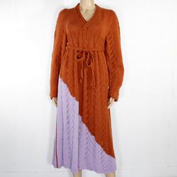 Robe Longue Bicolore Taille Estimé 38 - Photo 0
