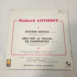 Vinyle 45 tours Richard Anthony-Station Service - Photo 1