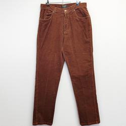 Pantalon en velours côtelé marron "Giani Feroti" - M - Homme - Photo 0