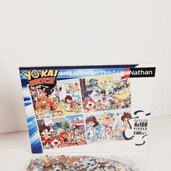 Puzzle multiple - Yo-Kai Watch - 4x100 pièces - 6 ans et plus - Nathan . - Photo 1