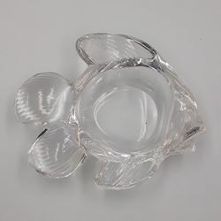 Cendrier/ vide-poche cristal en forme de poisson - Photo 0