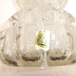 Vase à fleur pique Mid - century en cristal de VMC, France, set de 02 - Photo 1