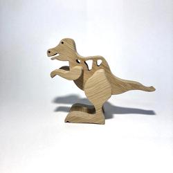 Dinosaure T-Rex en bois - Esat Ménilmontant - Photo 1
