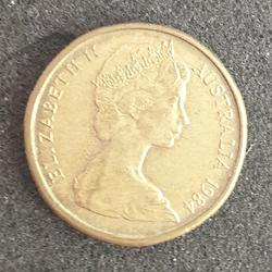 Monnaie 1 Dollar Australie 1984 TTB - Photo 1