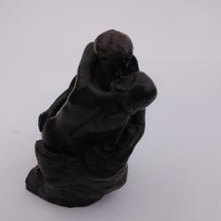 Statuette Reproduction Le Baiser de Rodin - Photo 1