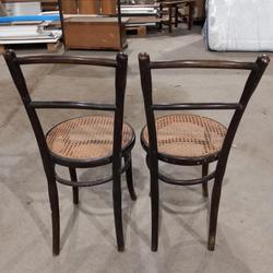 Lot De 2 Ancienne Chaise De Bistrot Thonet En bois - Photo 1