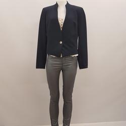 Pantalon gris en toile enduite - TEDDY SMITH - taille W26 - 34 en taille française estimée - Photo 0