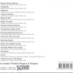The London Theatre Players & Singers ‎– Salute To ABBA / 1 x CD / 1999 - Photo 1
