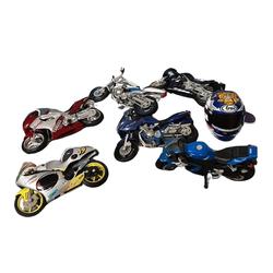 Lot de 7 motos miniature et d'un casque de moto miniature  - Photo 0