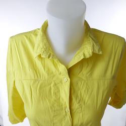 robe chemise jaune - Zara Basic - S- très bon état  - Photo 1