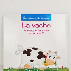 Livre jeunesse - La vache, les animaux de la ferme - Photo 1
