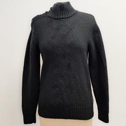 Pull noir en laine "Armani Jeans" - M - Femme - Photo 0