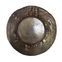 Vide poche en bronze ancien avec personnages mage et femme peut-être cérémonie de mariage et des palmiers  - Photo 1