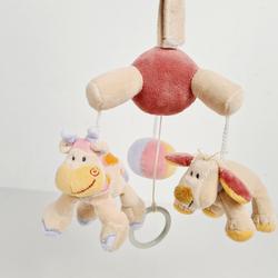 Doudou musical - Berceuse à pendants chien, vache et balle  - Photo 0