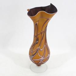 Vase en pâte de verre du style Darius Zarrin - Photo 0