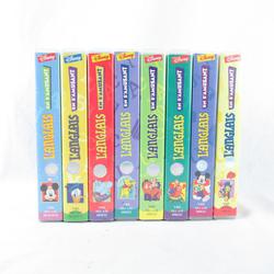 Lot de 8 VHS "L'anglais en s'amusant" - Disney - Photo 0