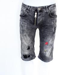 Short Homme Gris En Jeans JOHN H Taille Estimé 42 - Photo 0
