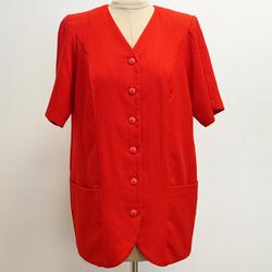 Veste rouge vintage "Paul Mausner" - 42 - Femme - Photo zoomée