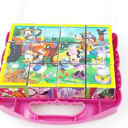Puzzle cube Mickey 12 pièces  - Photo 1