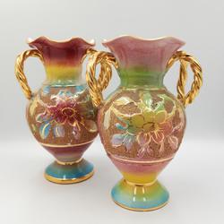 Paire de vase céramique italienne Allegranti - Photo 0