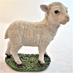 Sculpture décorative d'un agneau sur socle  - Photo 0