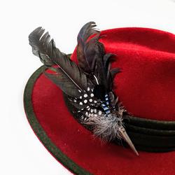Chapeau à plume vintage 50's - Ischler Hut - Photo 1
