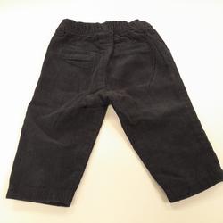 Pantalon bébé en velours noir 6 mois / A 2 poches arriere avant/Tex - Photo 1