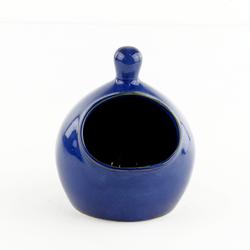 Main à sel en céramique bleu outremer - Photo 1