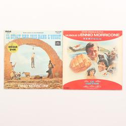 2 Albums vinyles 33t sélection ENNIO MORRICONE - Il était une fois dans l'ouest + Le ruffian - Photo 0