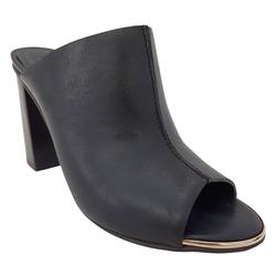 Chaussures Mules Massimo Dutti P 36 en cuir noir - Photo 0