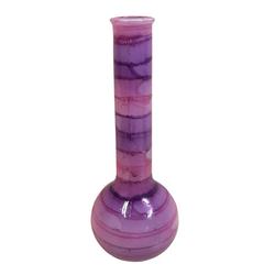 Petit vase en verre coloré violet  - Photo 0