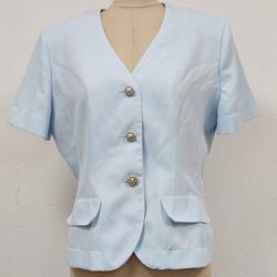 Veste bleue de tailleur "Feluch"  - L - Femme - Photo zoomée