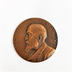 Médaille en bronze Henry Brisson 1908 - Photo 0