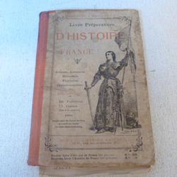 Ancien Livre préparatoire d'histoire de France, par Claude Augé et Maxime Petit - Photo 0
