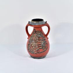 Vase Amphore Vintage en Céramique - West Germany  - Photo 0