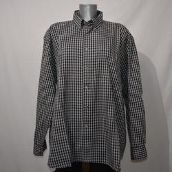 Chemise à carreaux noirs et blancs - T5 - Photo 0