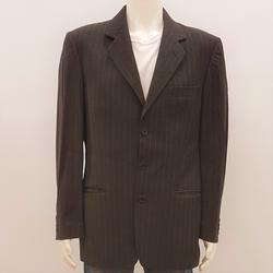  Veste de costume noire à rayures - Saint Hilaire - taille 50 - Photo 0