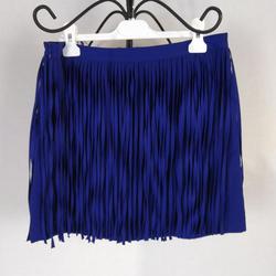Petite jupe bleu marine Zara Basic - taille 36 - S  - Photo zoomée
