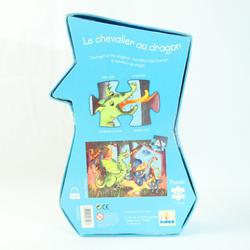 Puzzle coffret 36 pièces - Le Chevalier Au Dragon. 4 ans +- Djeco - Photo 1