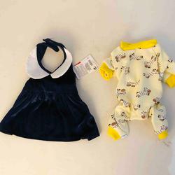 Vêtements pour petits animaux - lot de 2 - robe + grenouillère - Photo 0