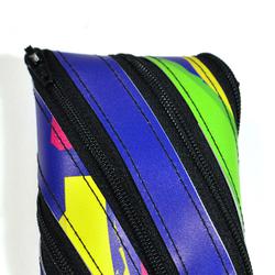 Gamme Bâche - Portemonnaie zippé "Multicolore"- Création / Fait main - Photo 0