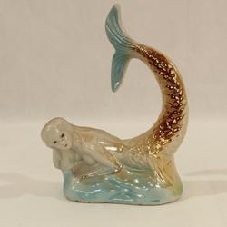 Sculpture de Sirène en porcelaine - Photo 0