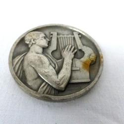 Ancienne médaille en bronze par Georges Guiraud - Photo 1