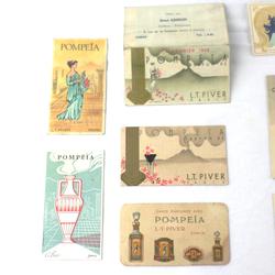 Lot de 26 cartes parfumées anciennes L.T PIVER pour collection  - Photo 1