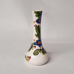 Vase émaillé long col - Photo zoomée