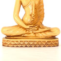 Statuette Bouddha en résine - Photo 1